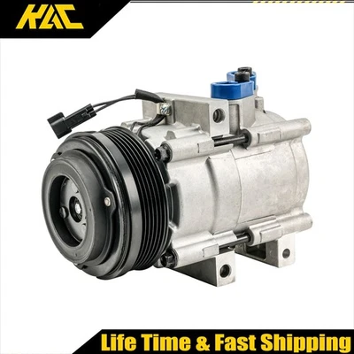 Compresor de aire acondicionado para Ford 2013-2019 E-350 Super Duty 2008-2014 E-250 E-150 68198 Foto 1 de 4