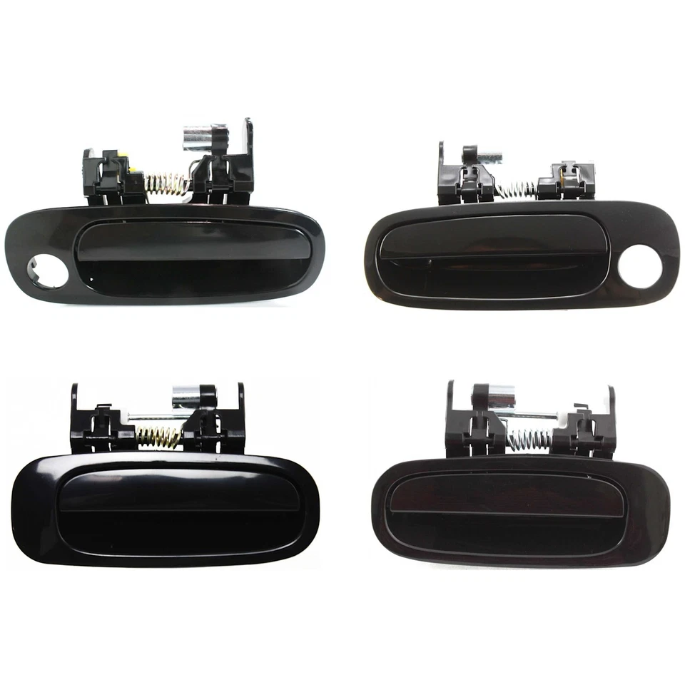 Exterior Door Handle For 98-2002 Chevrolet Prizm Set of 4 Front and Rear - Imagem 1 de 4