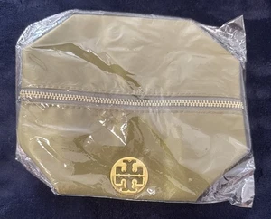 NEU Tory Burch Tilda Nylon Medium Kosmetiktasche Tasche grün - Bild 1 von 2
