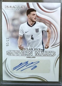 2024/25 Panini Immaculate Collection - Modern Marks Declan Rice Auto /25 #MM-DR - Picture 1 of 2