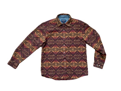 NWOT Pendleton Marshall Chamois Double Soft Alto Mesa Geometric Button Up  M - Image 1 of 3