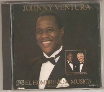 JOHNNY VENTURA EL HOMBRE Y SU MUSICA COMBO RECORDS RCSCD-2044 1985 CD VG+ - Image 1 of 3