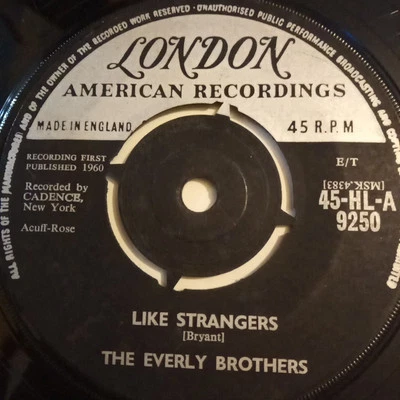 Every Brothers - Like Strangers - 7" Vinyl - London Records - 1960 - Image 1 of 2