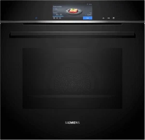 Siemens HS758G3B1 iQ700 Einbau-Dampfbackofen 60 x 60 cm Schwarz Edelstahl - Bild 1 von 7