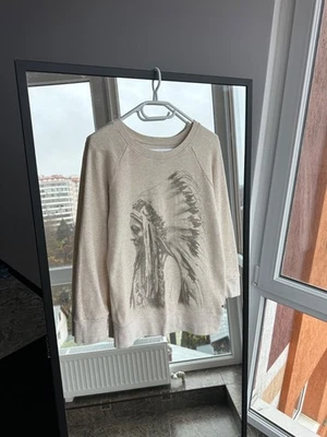 Moletom jeans e suprimentos Ralph Lauren nativo americano tamanho G - Imagem 1 de 4