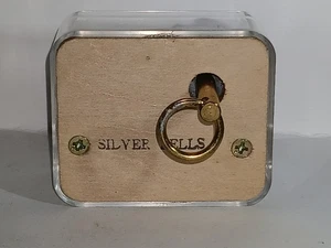 Caja de música/joyero movimiento musical vintage Sankyo Japón "Campanas de plata" - Imagen 1 de 13