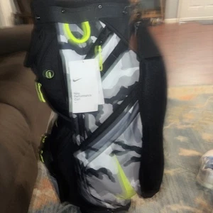 Nike golf bag camouflage 14 way divider Performance Cart $280 New Authentic Mens - Picture 1 of 15