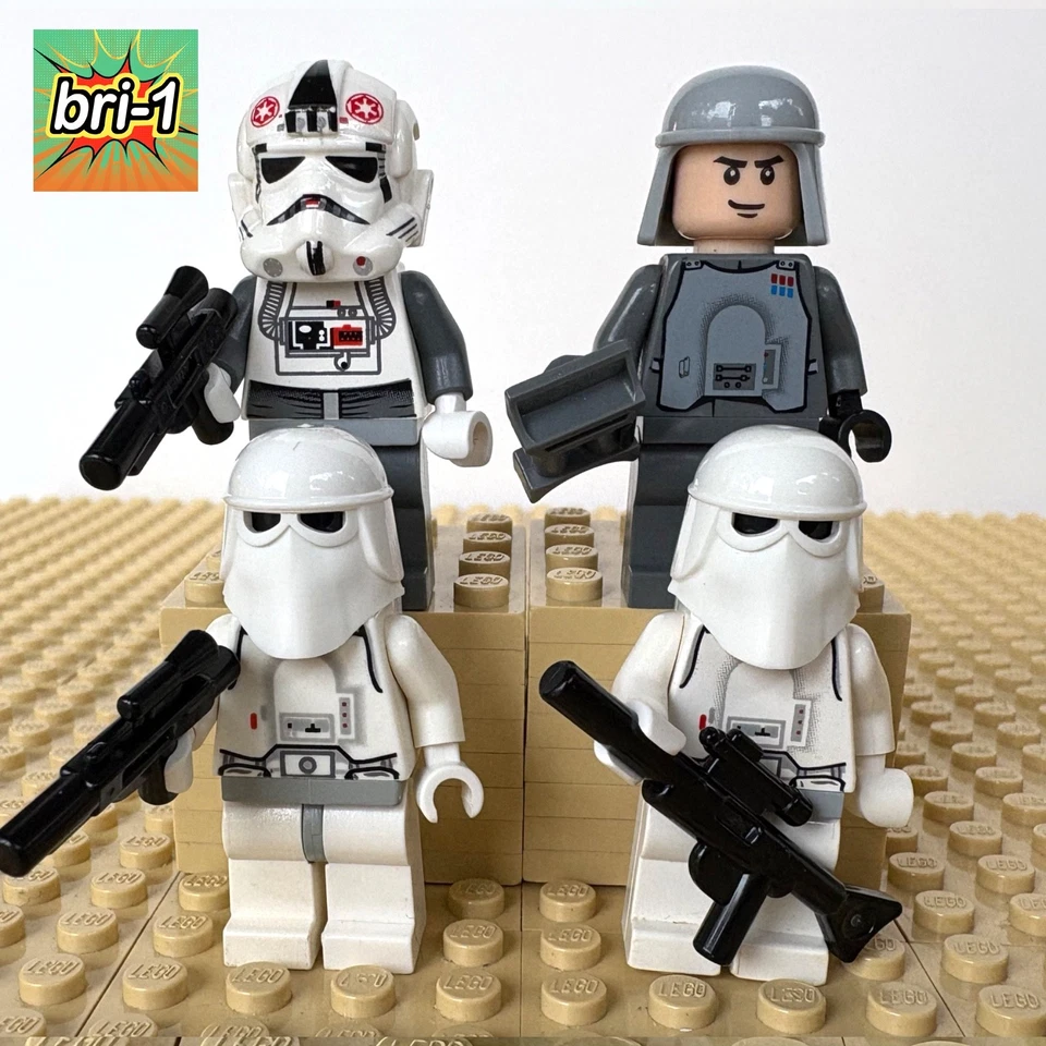 LEGO Star Wars 4/5/6: Conductor + Oficial + 2 Snowtroopers sw0261, sw0262, sw0115 Foto 1 de 4