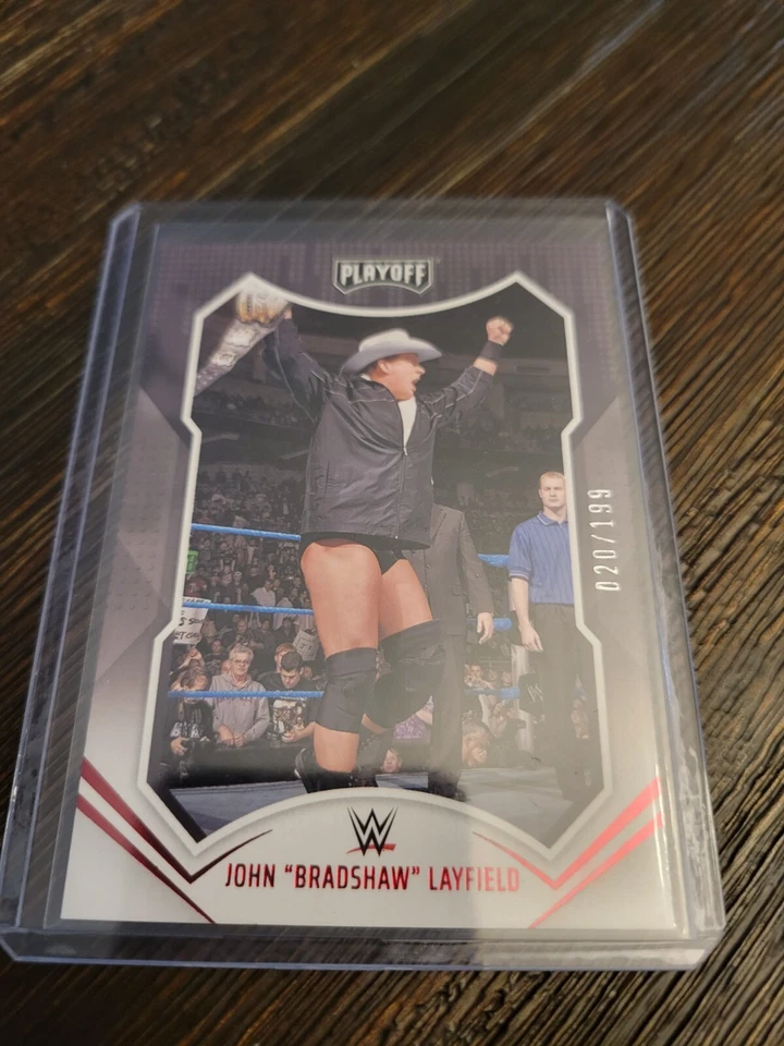 2022 Panini Chronicles WWE John Bradshaw Layfield JBL Playoff Red Parallel /199 - Image 1 of 1
