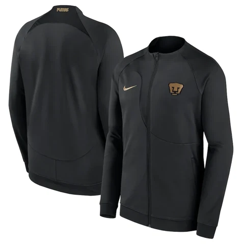 Nike 2022-2023 Pumas UNAM Academy Pro Track Jacket - Black/Gold Cover