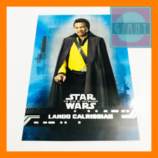 2019 Topps SW The Rise of Skywalker #7 Lando Calrissian Blue Parallel Card