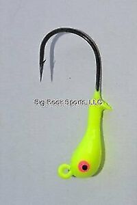 Blue Water Candy 25403 After Shock 1/4-Ounce Jig Head, Chartreuse Finish