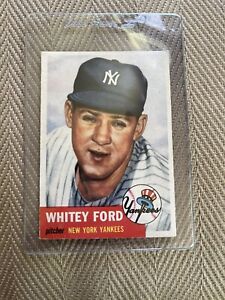 1953 Topps - #207 Whitey Ford New York Yankees H.O.F