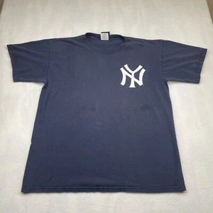 Majestic MLB New York Yankees Baseball Mickey Mantle #7 T-Shirt Men's L - Picture 1 of 13