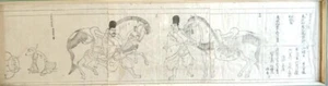 ANTICO DISEGNO GIAPPONESE SU CARTA XIX INIZI XX SEC - Foto 1 di 4