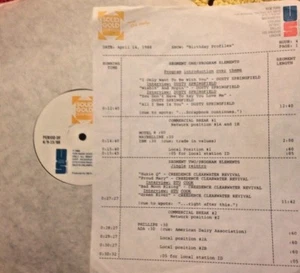 RADIO SHOW:B'DAYS 4/14/88 SETS w DUSTY SPRINGFIELD & STU COOK; ANIMALS, THE BAND - Picture 1 of 2