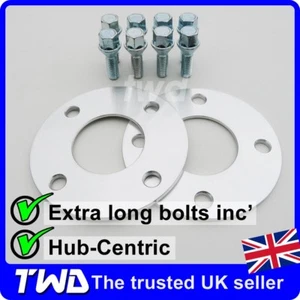 5MM ALLOY WHEEL SPACER KIT FOR FORD ESCORT MK3/4 (4X108 63.4 PCD) SHIM [2H8H31] - Picture 1 of 6