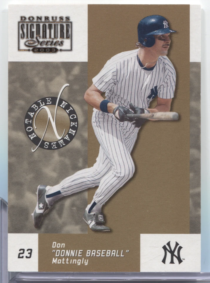 Don Mattingly Yankees 2003 Donruss Signature Series 152/750 #NN-6 052824MLCD168 - Image 1 of 2
