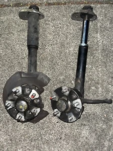 porsche 911 930 3.2 3.0 G model   spindle struts  w/hubs 1974-89 L R PAIR - Picture 1 of 3