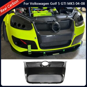 For Volkswagen Golf 5 GTI MK5 04-08 Carbon Fiber Front Bumper Kidney Grille Trim - Picture 1 of 15