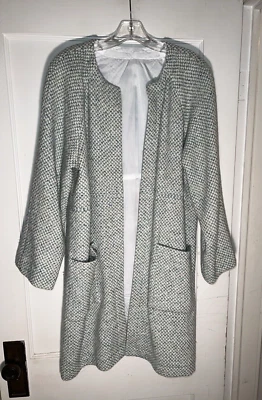 Vintage Green Tweed Jacket Blazer  no tags Size l/xl.  c734 - Image 1 of 4