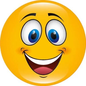 Smiley Happy Face Decal Vinyl Car Window Sticker 6" x 6" - Bild 1 von 1