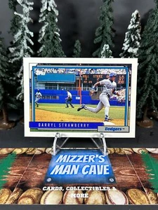 1992 Topps Baseball Darryl Strawberry Dodgers Base Card 550 - Picture 1 of 2