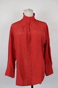 Gianni Versace Shirt Woman Size 46 Casual Vintage Silk Italy - Picture 1 of 8
