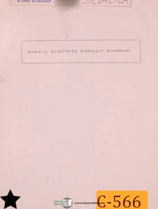 Chevalier FSG-2A818, Schleifmaschine elektrische Schaltpläne, Betrieb Wartung a - Bild 1 von 2