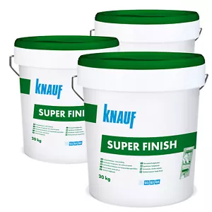 3 x KNAUF Super Finish Sheetrock Fertigspachtel Fugenspachtel Spachtelmasse 20kg - Bild 1 von 1