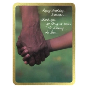 Vintage 70er Jahre RELIGIÖSE GEBURTSTAGSKARTE FÜR GROSSVATER von American Greetings +✉ - Bild 1 von 6