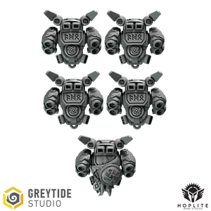 Primal Jetpacks B (x5) | Grey Tide Studios | Primal Hounds | Umbauteile & - Bild 1 von 2