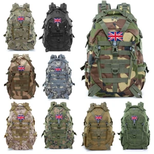 Men's Military Tactical Backpack Large Capacity for Camping & Outdoor Adventure - Picture 1 of 16