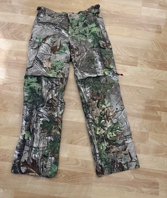 Game Winner Woman’s Real Tree Camouflage Lightweight Convertible Pants  Size Lg - Image 1 of 4