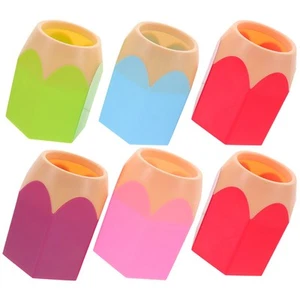 Organizador de lápices 6 piezas dispensador de lápices soportes de lápices de aula crayón - Imagen 1 de 12