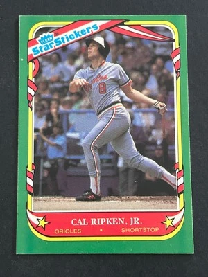 1987 Fleer Star Stickers #101 Cal Ripken, Jr. Baltimore Orioles - Image 1 of 2