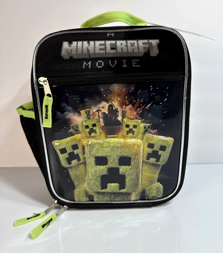 Minecraft The Movie Lunch Bag