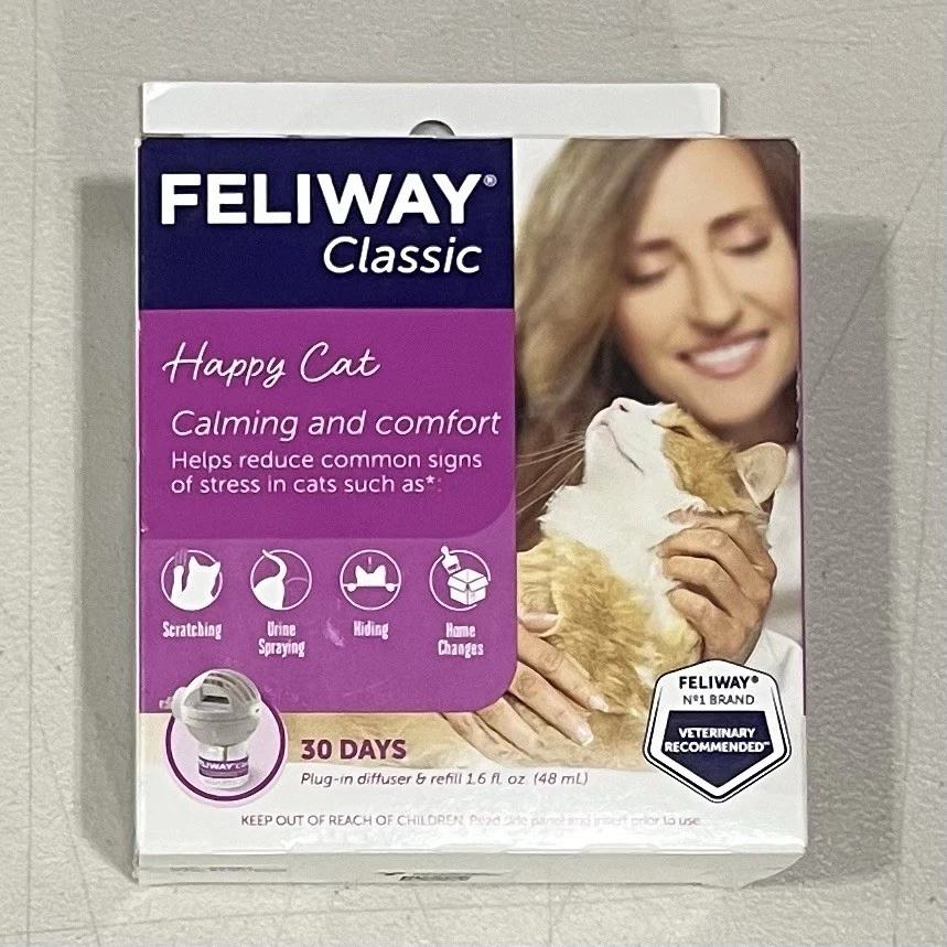 FELIWAY Clásico Happy Cat Calmante Kit de Inicio, Difusor Enchufable y Recarga Foto 1 de 1