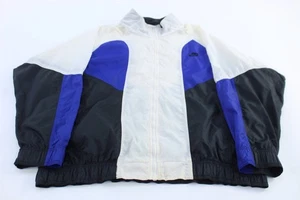 90's Nike Embroidered Logo Full Zip Windbreaker Jacket - Picture 1 of 3