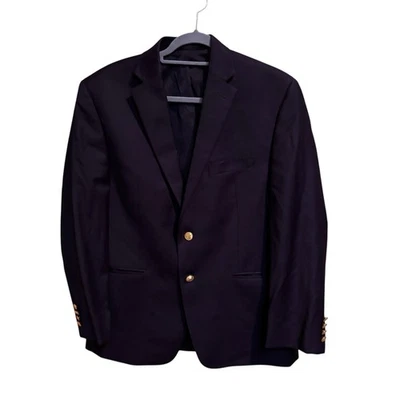 Chaqueta Abrigo Deportivo Lauren Ralph Lauren Para Hombre Azul Marino Blazer 40S Botón Dorado Foto 1 de 4