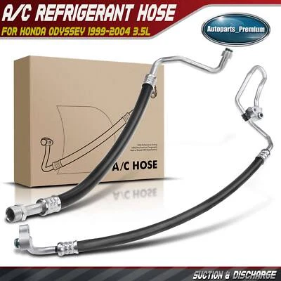 Conjunto de manguera de descarga de succión de refrigerante de aire acondicionado para Honda Odyssey 1999-2004 3,5 L Foto 1 de 4