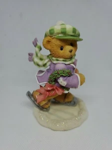 Enesco Cherished Teddies Figurine Adam 269751 It's A Holiday On Ice '97 vintage - Picture 1 of 12