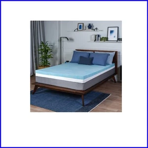 King Size 3 Zoll Gel Swirl Memory Foam Matratzenauflage für ultimativen Komfort - Bild 1 von 7