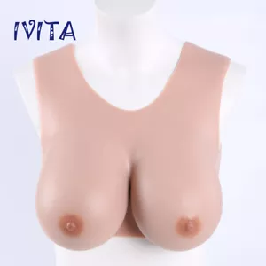 IVITA Crossdresser E Tasse Silikon gefüllte Brustformen TG DQ gefälschte Boobs - Bild 1 von 11