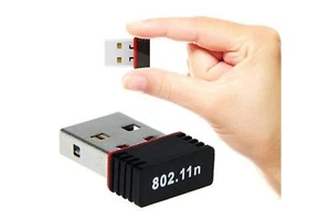 USB ADAPTER ANTENNENSTICK 150Mbps WIRELESS WIFI MICRO PENDRIVE 802.11N - Bild 1 von 2