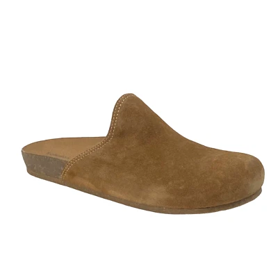 Zapatos Soludos Para Mujer 9 Vera Mule Slides Piel Sintética Forrados Gamuza Corcho Parte Inferior Tostados Foto 1 de 4