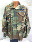 Vintage US Air Force Patched Camo Field Jacket