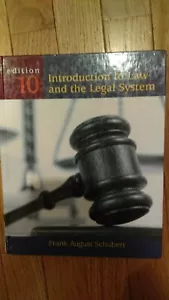 Introduction to Law and the Legal System by Frank Schubert - Foto 1 di 5