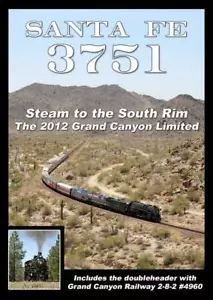 Santa Fe 3751 Steam to the South Rim 2012 Grand Canyon doubleheader 4960 Cajon - Imagen 1 de 3