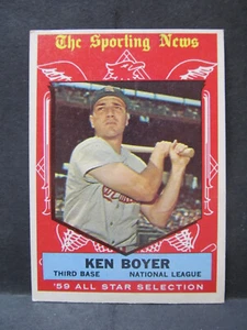 1959 Topps Ken Boyer Sporting News All - Star #557 (HI#) - Bild 1 von 1